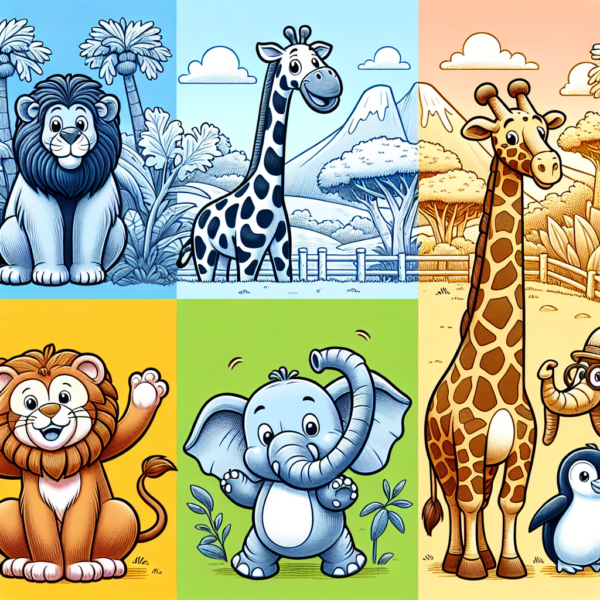 Wildlife Wonders: Animal Kingdom Coloring eBook for Kids