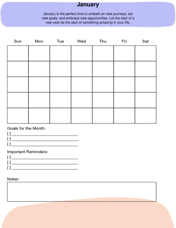 Daily and Monthly Planners