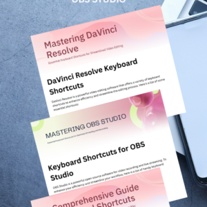 Keyboard Shortcuts for Editing & Streaming Software