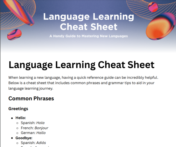 Mega Cheat Sheet Bundle