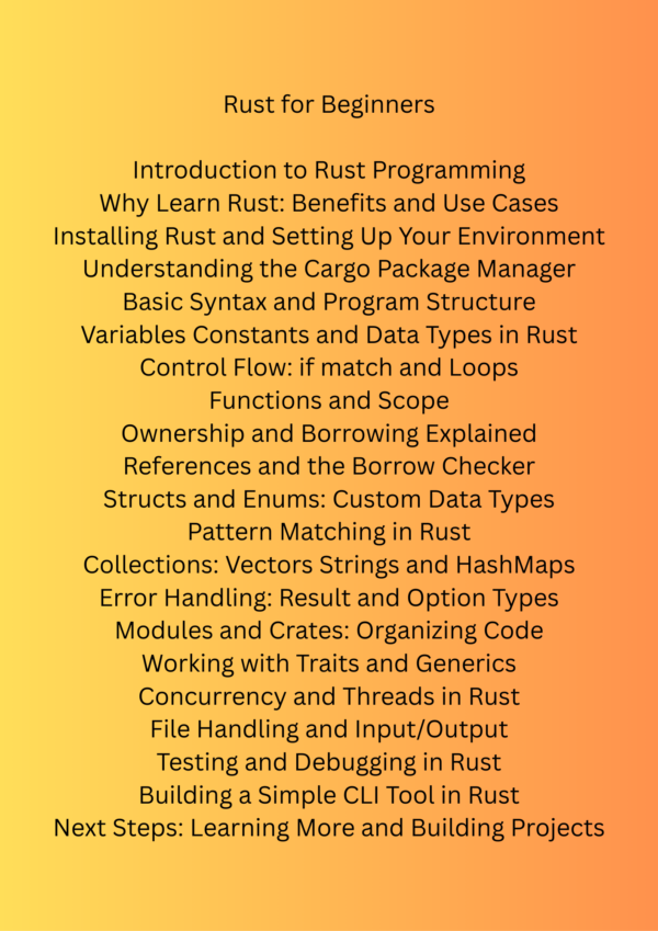 Rust for Beginners