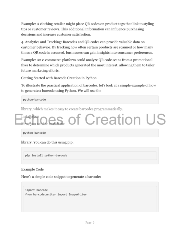 Automate Product Barcode Creation