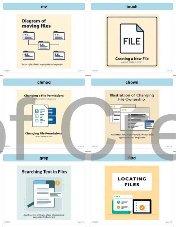 Linux Command Line & Scripting Flash Cards