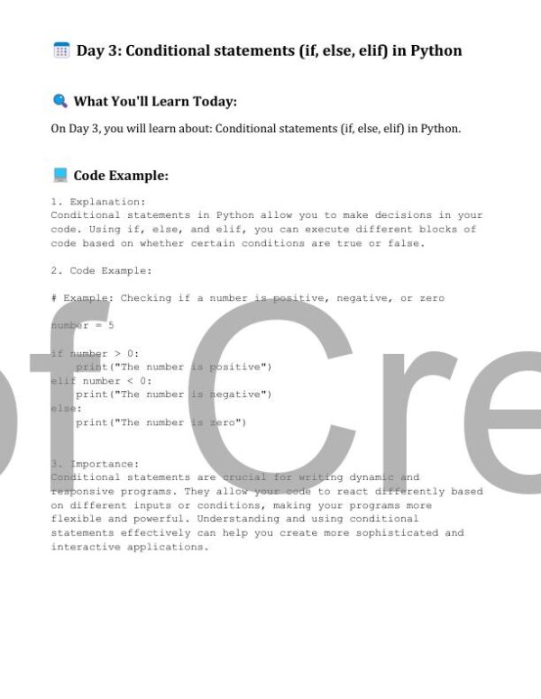 Learn Python in 30 Days