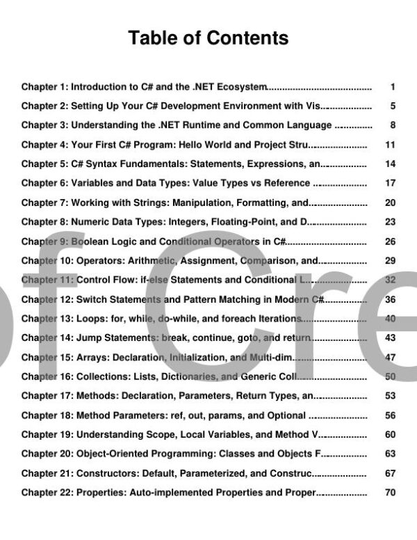 The Complete C# Programming Guide: From Beginner to Professional Developer