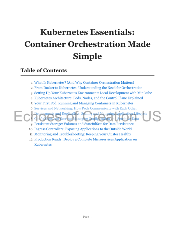 Kubernetes Essentials PDF Guide