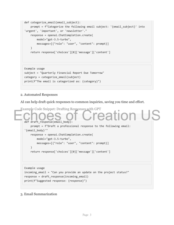 AI Email Productivity eBook
