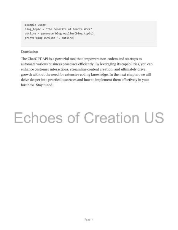 Use ChatGPT to Automate Your Business with Zero Backend Coding