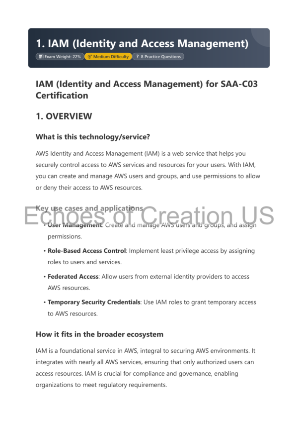 AWS Solutions Architect Associate SAA-C03