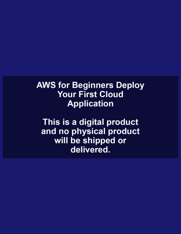 Learn AWS: Your First Cloud Application