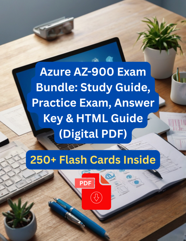 Microsoft Azure Fundamentals AZ900 Study Guide Bundle