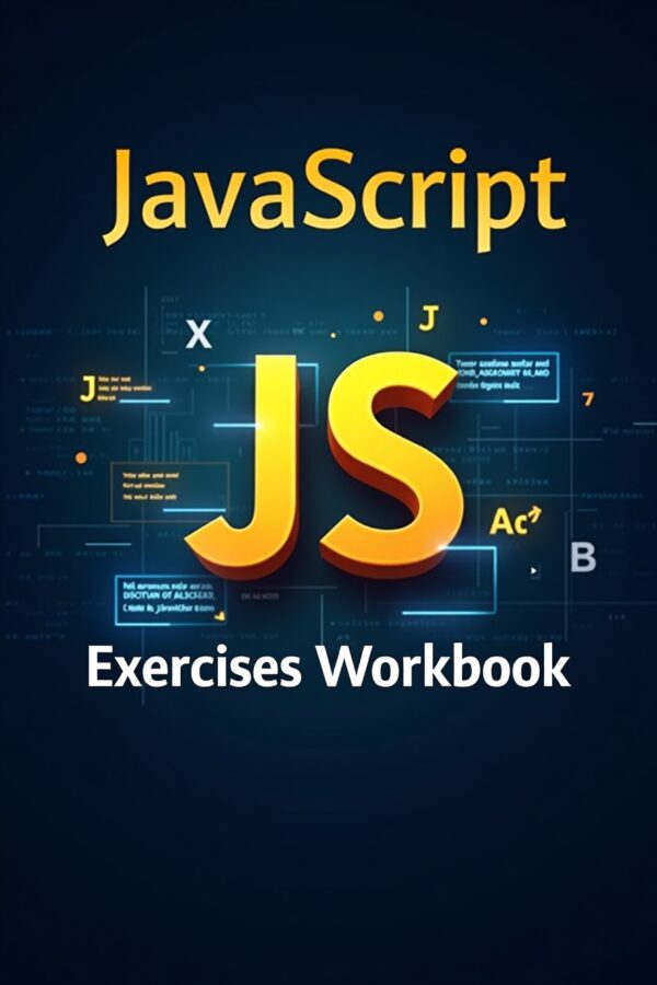 JavaScript Programming Exercises Workbook PDF - 50 Coding Practice Problems with Solutions | Beginner to Advanced | Instant Download