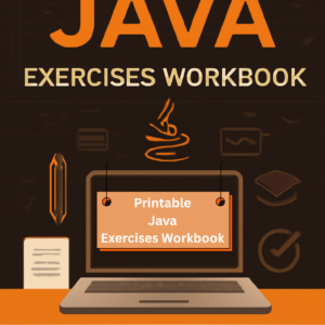 Printable Java Exercises Workbook - 180+ Pages of Programming Fun | Instant PDF Download