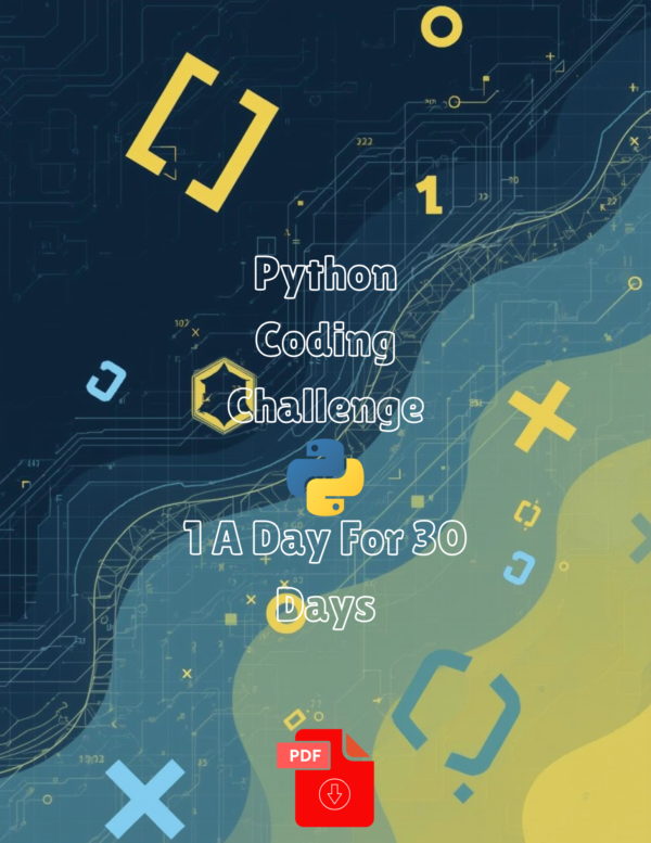 30-Day Python Coding Challenge - Instant PDF + HTML Download